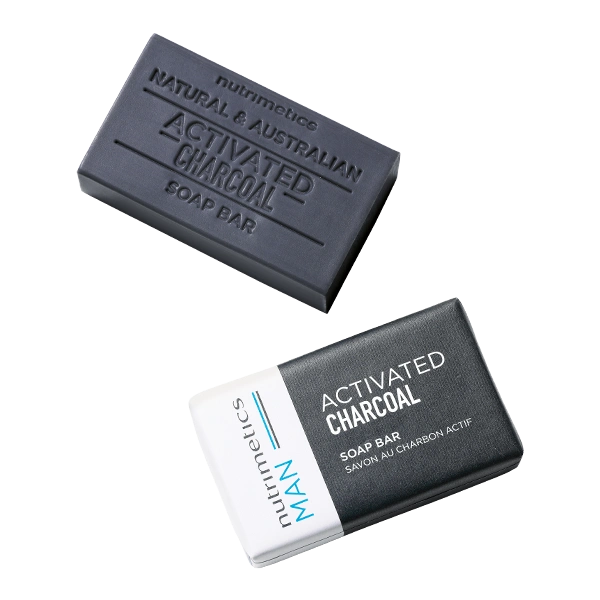 Nutrimetics Man Activated Charcoal Soap Bar