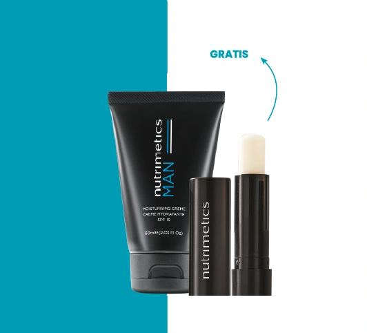 Nutrimetics Man Moisturising Crème SPF15  met gratis Lip Balm SPF18